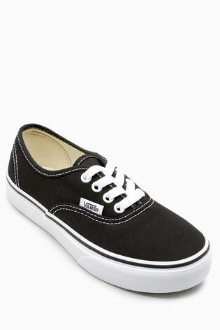 womens vans black authentic trainers