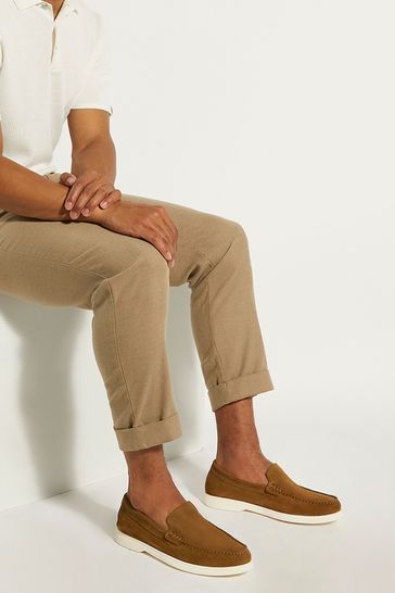 White sole hotsell loafers