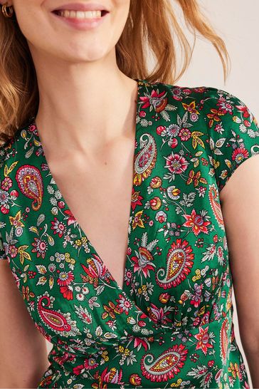 Boden green hotsell floral dress