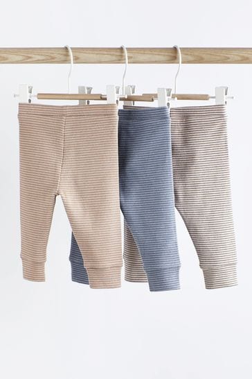 Zara Baby Girls Knit Leggings Brown Pull-on Cuffed Kids Size 3-6M | eBay