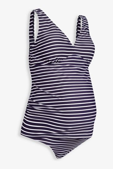 Buy JoJo Maman B b Navy White Stripe Maternity Tankini Set from