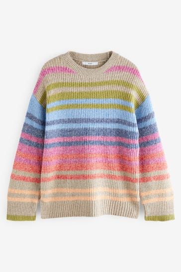 Next rainbow stripe outlet jumper
