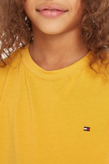Yellow tommy on sale hilfiger shirt