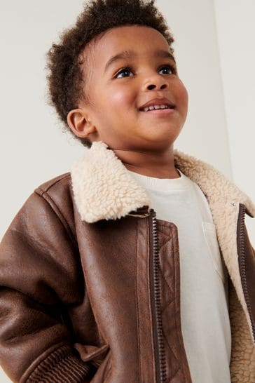 Aviator jacket hot sale baby