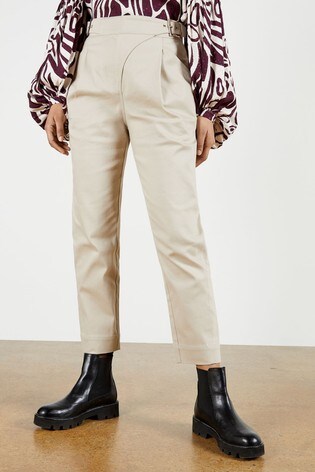 Ted Baker Natural Alaiina Tapered Trousers