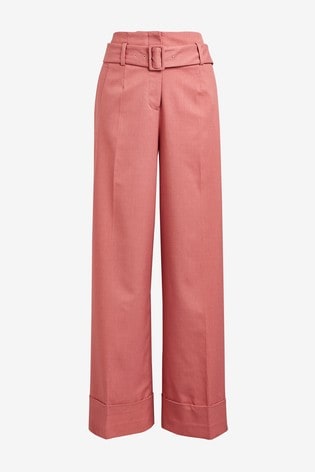 Emma Willis Belted Wide Leg Trousers 