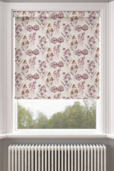 Pink Forage Made To Measure Roller Blind