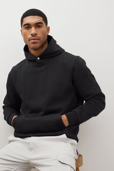 Black sales turtleneck hoodie