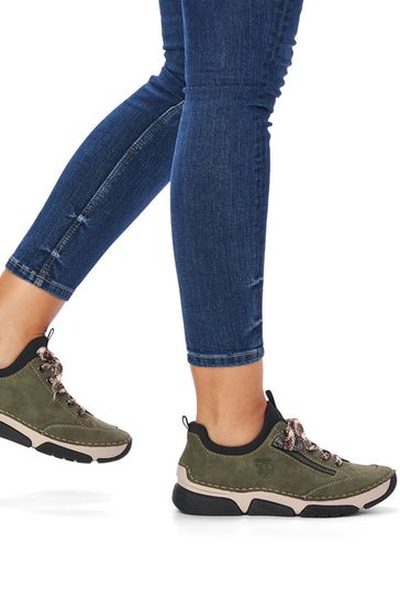Rieker green on sale shoes