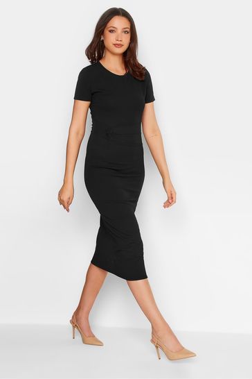 Buy Long Tall Sally Black Twist Workwear Dress from Next Luxembourg