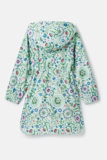 Joules green sales floral raincoat
