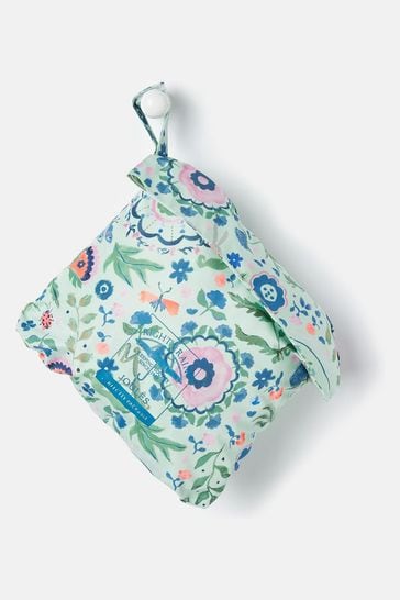 Joules green floral best sale raincoat