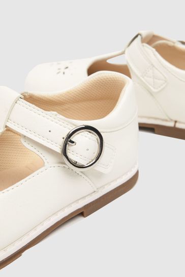 White t bar shoes womens cheap