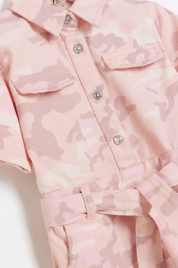 River island camo jumpsuit clearance