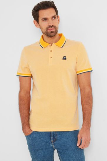 Mens yellow outlet polo