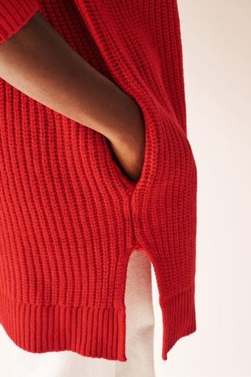 Red edge to 2025 edge cardigan