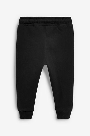Black soft joggers sales