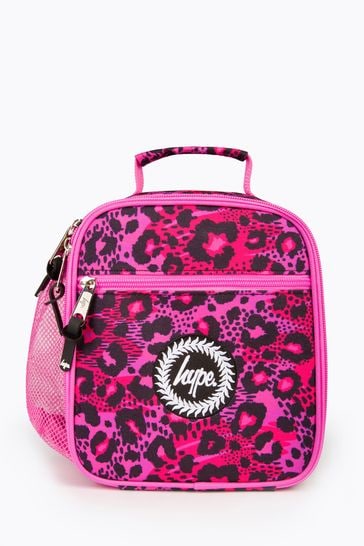 Hype. Girls Pink Pink Leopard Lunch Box