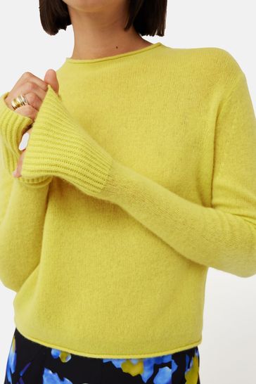 Buy Jigsaw Yellow Cloud Cashmere Eldon Jumper from Next Poland