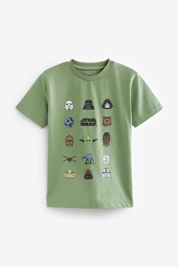 Star Wars Green Star Wars Short Sleeve T-Shirt (3-16yrs)