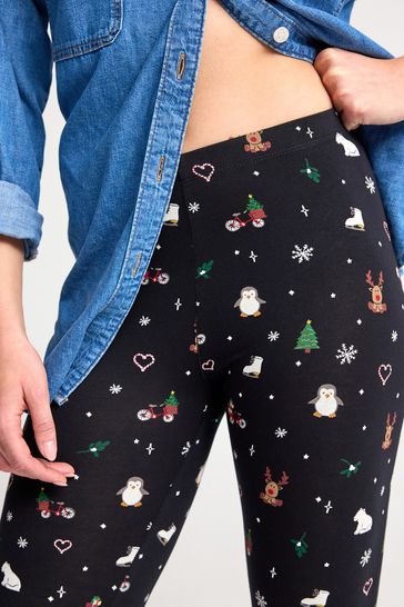 No boundaries christmas leggings clearance
