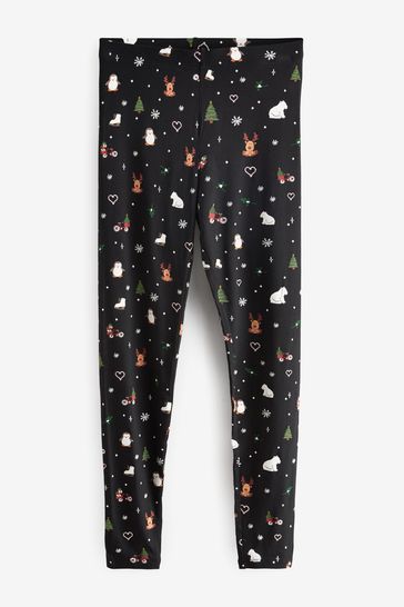 Girls' Unicorn Leggings - Cat & Jack™ Black XS