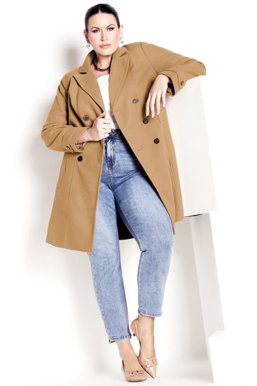 Buy Evans Military Brown Coat from Next Poland