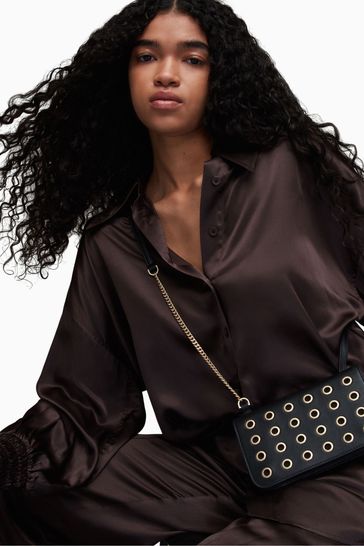 Black best sale studded crossbody