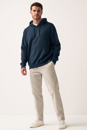 Navy blue sales and white hoodie