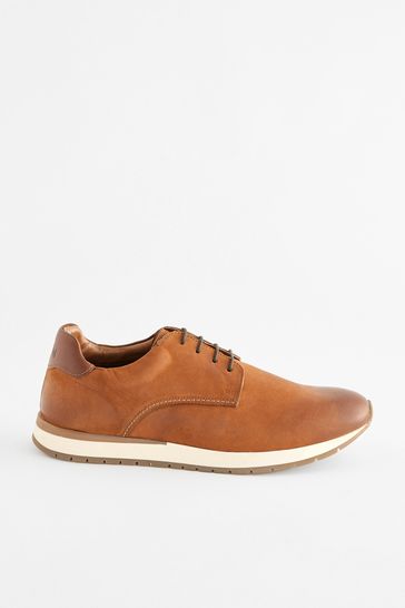 Ladies tan clearance lace up shoes