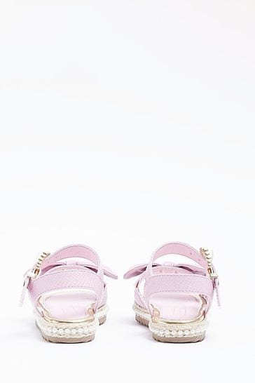 River island on sale pink sandals