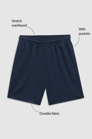 Buy Navy Blue Single Sports Shorts 3 16yrs from Next USA