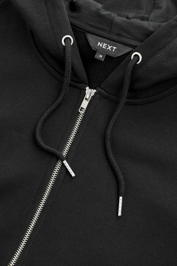 Best black zip shop up hoodie