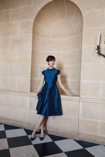 Hobbs royal sale blue dress