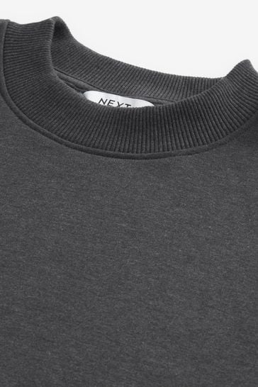 Gray outlet crew neck