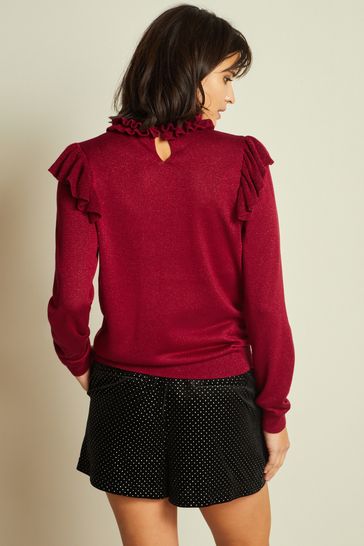 Red sparkly jumper store