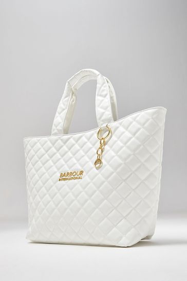 Barbour quilted tote store bag