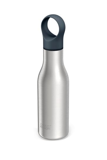 Joseph Joseph Silver Loop Vacuum Insulated Water Bottle