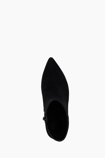 Dune black heeled boots clearance
