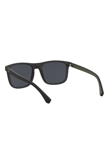 Emporio armani black sunglasses hot sale