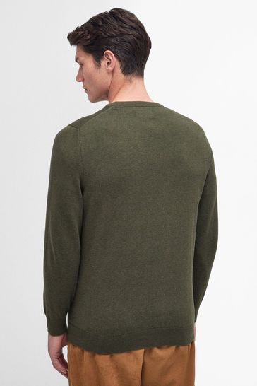 Barbour pima cotton cheap crew neck jumper