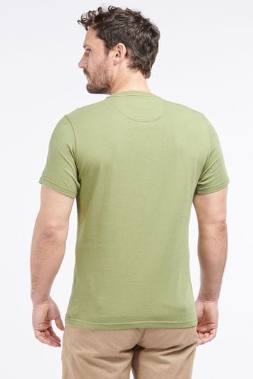 Green barbour shirt hot sale