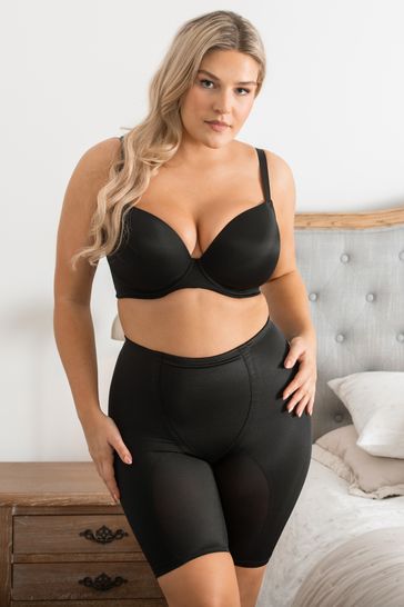 Buy Pour Moi Black Hourglass Shapewear Firm Tummy Control High Waist Shorts  from Next Canada