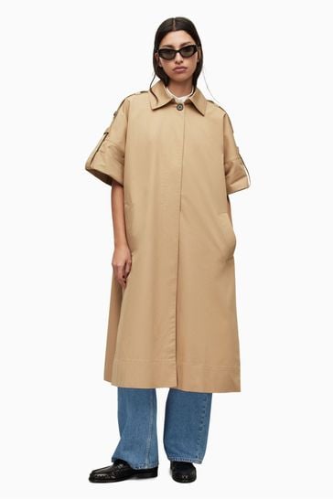 AllSaints Natural Tine Trench Coat