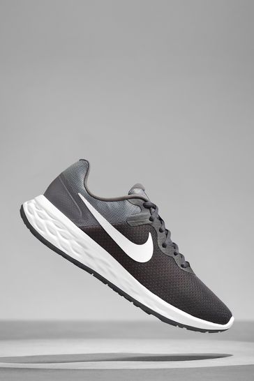 Nike Grey Revolution 6 Running Trainers