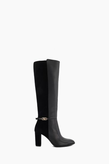 Dune long black boots shop