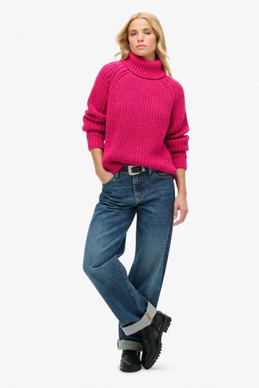 Superdry pink cardigan on sale