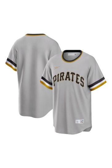 Nike Grey Pittsburgh Pirates Official Replica Cooperstown 1967-86 Jersey