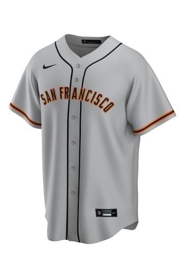 Men's San Francisco Giants Nike Gray Road Replica Team Jersey