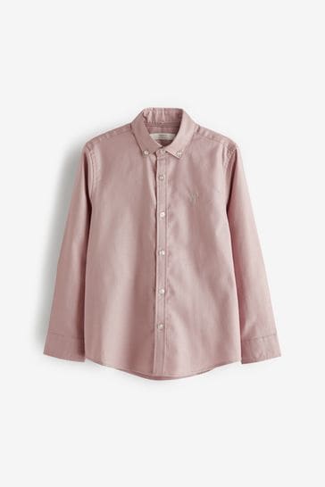 Pink Long Sleeve Oxford Shirt (3-16yrs)